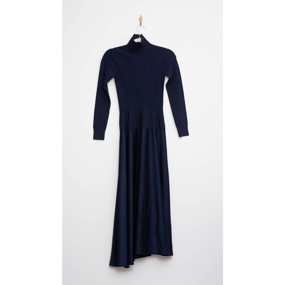 SIMKHAI Frances Long Sleeve Dress in Navy Blue Size XS - Picture 4 of 8